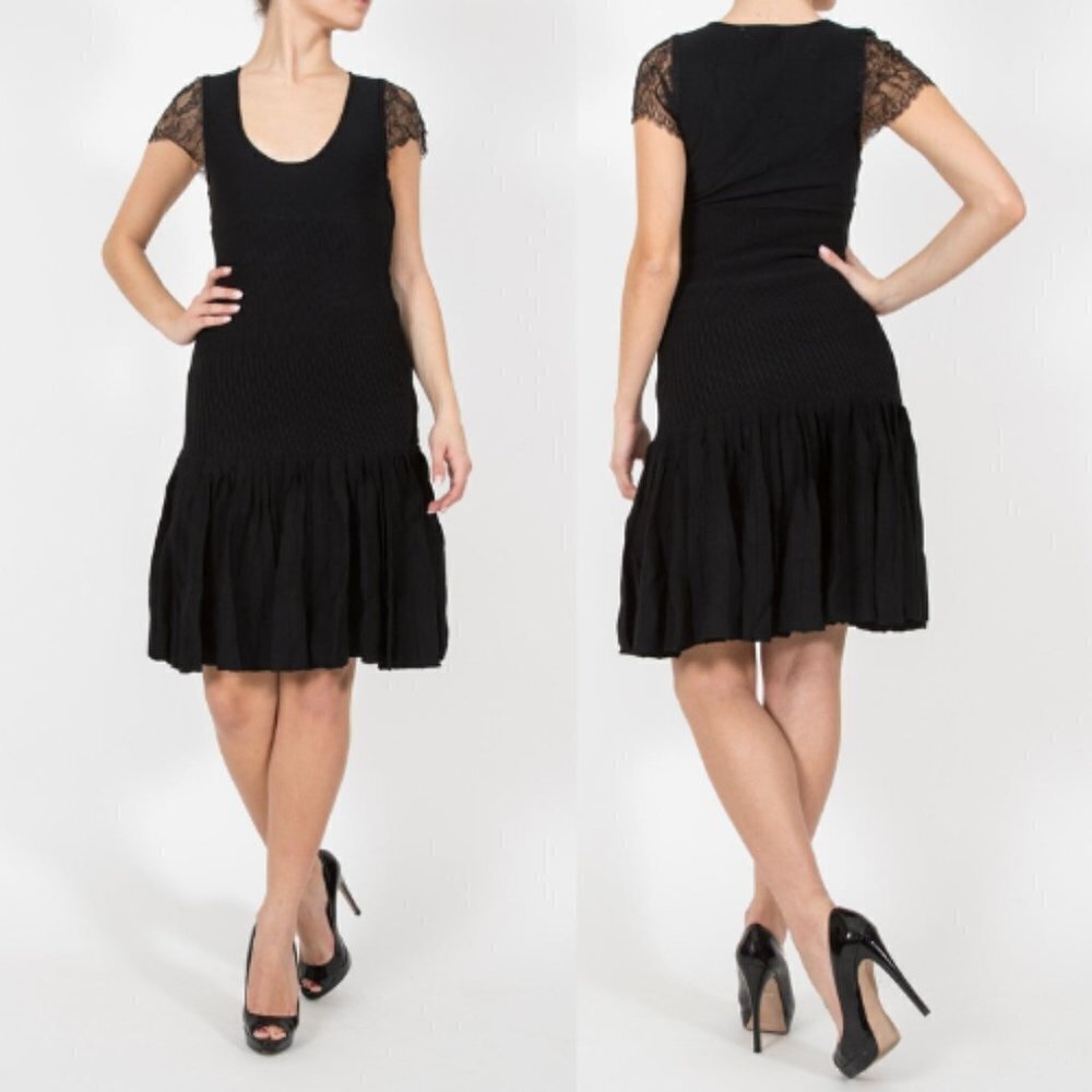 Stretta lace cap sleeve dress 13718